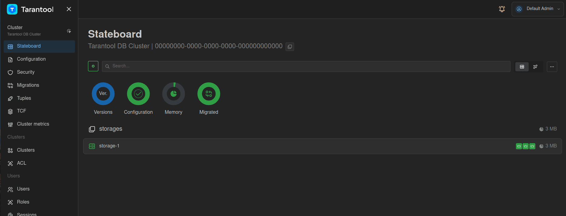 Работа напрямую с экземпляром Tarantool DB через Java-коннектор